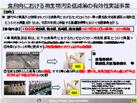 食鶏肉における微生物汚染低減策の有効性実証事業